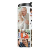 Personalisierter 16 oz Foto-Becher Thermosbecher (Nach links gedreht)