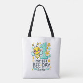 Personalisierter 1. Bienentag Tasche (Rückseite)
