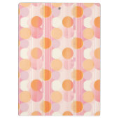 Personalisierter 2025-Planer mit weichen Pastellfa Klemmbrett (Rückseite)