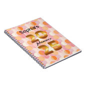 Personalisierter 2025-Planer mit weichen Pastellfa Notizblock (Rechte Seite)