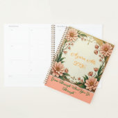 Personalisierter 2026 Floral Planner Planer (Anzeige)