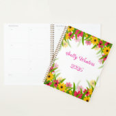Personalisierter 2026 Floral Planner Planer (Anzeige)