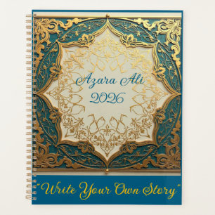 Personalisierter 2026 Floral Planner Planer