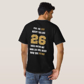 Personalisierter 2026 Victory Athletic Gold Tee (Schwarz voll)