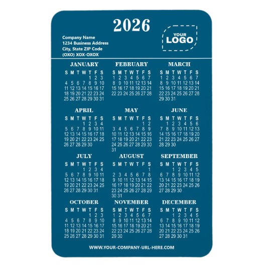Personalisierter 2026 Werbe Geschäftsmagnet Magnet (Vertikal)