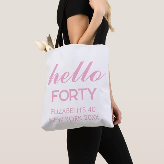 personalisierter 20. 30. 40. 50. Geburtstag Tasche (Von Nahem)