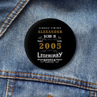 Personalisierter 21. Geburtstag Geboren 2005 Vinta