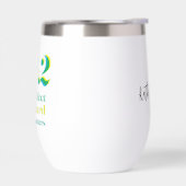 Personalisierter 26.2 Marathon Lauffernfahrer Grün (Links)