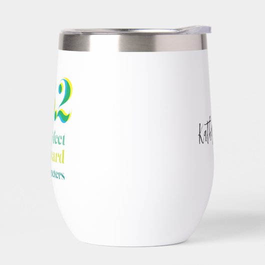 Personalisierter 26.2 Marathon Lauffernfahrer Grün (Links)