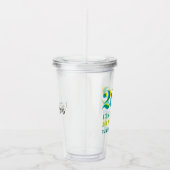 Personalisierter 26.2 Marathon Lauffernfahrer Grün Acryltrinkbecher (Rechts)