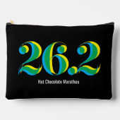 Personalisierter 26.2 Marathon mit feinem schwarze Zubehörtasche (Vorderseite)