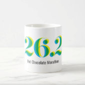 Personalisierter 26.2 Marathon mit feinem Text Kaffeetasse