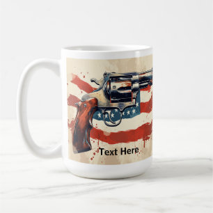 Personalisierter 2nd Amendment Kaffeebecher USA-Fl Kaffeetasse