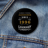 Personalisierter 30. Geburtstag Geboren 1996 Vinta