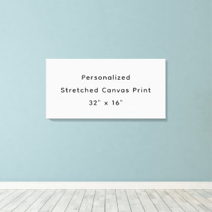 Personalisierter 36" x 16" gespannter Leinwanddruc Leinwanddruck