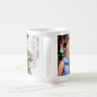 Personalisierter 3-Foto-Collage-Kaffeebecher Kaffeetasse