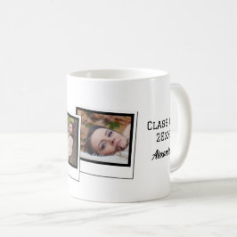 Personalisierter 3-Foto Snapshot Frames-Abschluss Kaffeetasse