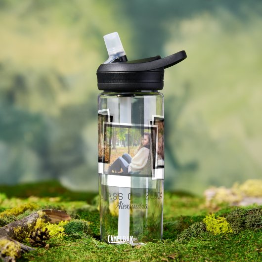 Personalisierter 3-Foto Snapshot Frames-Abschluss Trinkflasche (Außenbereich)