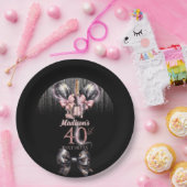 Personalisierter 40. Geburtstag Pappteller (Party)