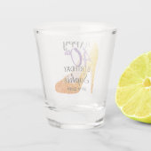 Personalisierter 40. Geburtstag Schnapsglas (Rückseite)