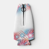 Personalisierter 4. Juli Feuerwerk Flaschenkühler (Rückseite)