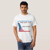 Personalisierter 4. Juli T - Shirt (Vorne ganz)