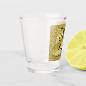 Personalisierter 50. Geburtstag Schnapsglas (Links)