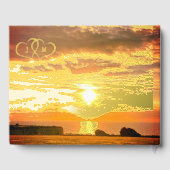 Personalisierter 50. Hochzeitstag Gold Foil Gästebuch (Rückseite)