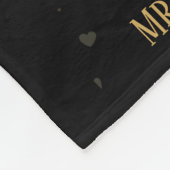 Personalisierter 50. Jahrestag der Hochzeit Meilen Fleecedecke (Ecke)