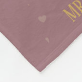 Personalisierter 50. Jahrestag der Hochzeit Meilen Fleecedecke (Ecke)