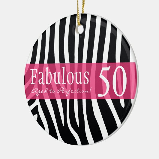 Personalisierter 50. keramikornament (Links)