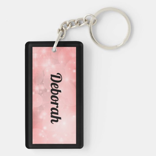 Personalisierter 60. Geburtstag Akryllischer Schlü Schlüsselanhänger (Rückseite)