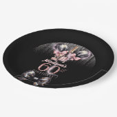 Personalisierter 60. Geburtstag Pappteller (Schrägansicht)