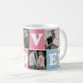 Personalisierter 6-Foto-Collage-Becher - individue Kaffeetasse (VorderseiteRechts)