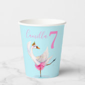 Personalisierter 7. Geburtstag Pappbecher (Vorderseite)