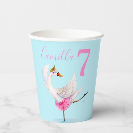 Personalisierter 7. Geburtstag Pappbecher (Vorderseite)