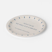 Personalisierter 7" Spaß-Pessach-Seder-Vorspeisent Pappteller (Schrägansicht)