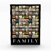 Personalisierter 80-Fotocollage-Foto-Block Fotoblock (Vorderseite)