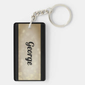 Personalisierter 85. Geburtstag Akryllischer Schlü Schlüsselanhänger (Rückseite)