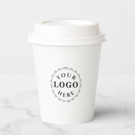 Personalisierter 8oz Paper Cup mit Lid für Veranst Pappbecher