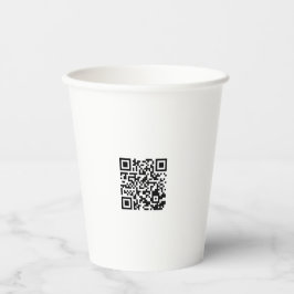 Personalisierter 8oz Paper Cup ohne Lid für Verans Pappbecher