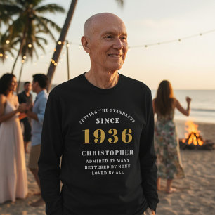 Personalisierter 90. Geburtstag 1936 Name hinzufüg T-Shirt