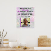 PERSONALISIERTER 90. GEBURTSTAG FOTO PRAYER POSTER (Küche)