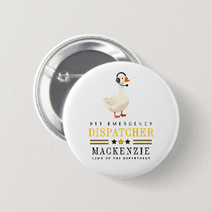 Personalisierter 911-Dispatcher-Gans mit Headset Button