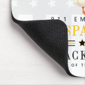 Personalisierter 911-Dispatcher-Gans mit Headset Mousepad (Ecke)