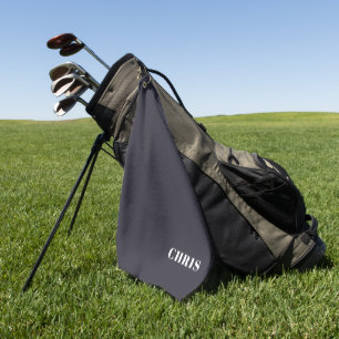 Personalisierter Abend Blue Golf Handtuch