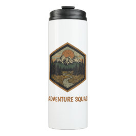Personalisierter Abenteuer-Trupp-Camping-Becher Thermosbecher