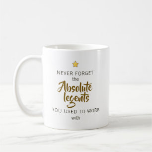 Personalisierter Abschied zum Ruhestand für einen  Kaffeetasse