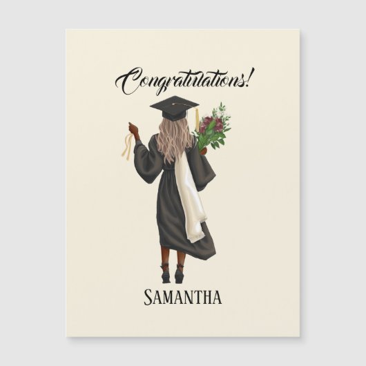 Personalisierter Abschluss (10) Magnetkarte (Vorderseite)