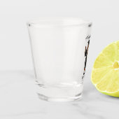 Personalisierter Abschluss (10) Schnapsglas (Links)